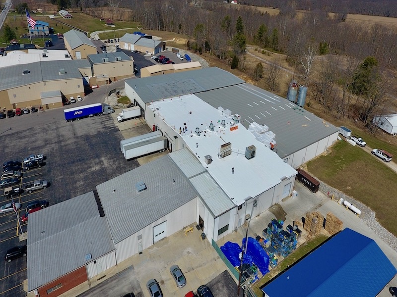 Decatur Plastics Flat Roof Installation Indiana